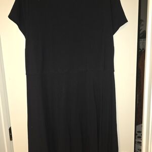 LOFT Elegant Blue Midi Dress